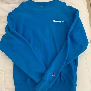 Blue sweatshirt of champion